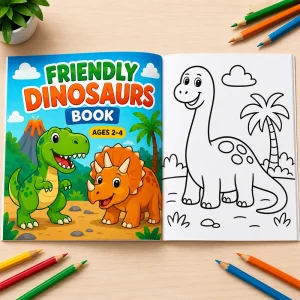 Friendly Dinosaurs Book
