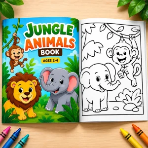 Jungle Animals Book